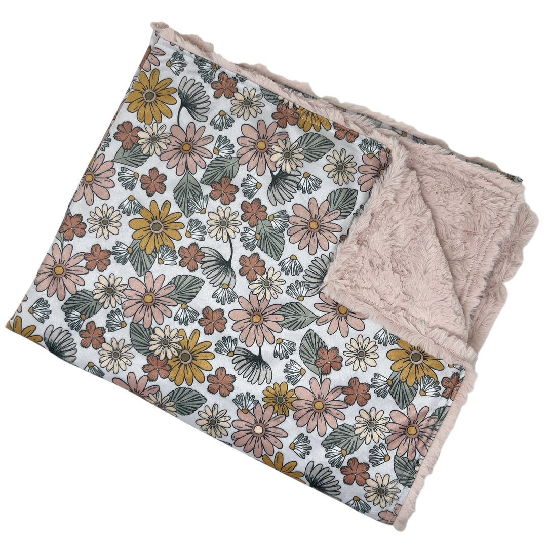 Boho Floral Luxe Baby Blanket