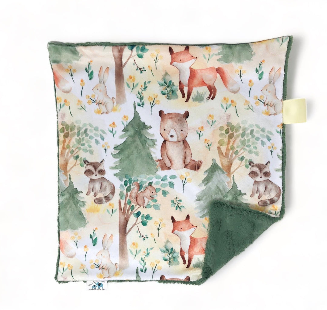 Forest Friends Lovey Blanket