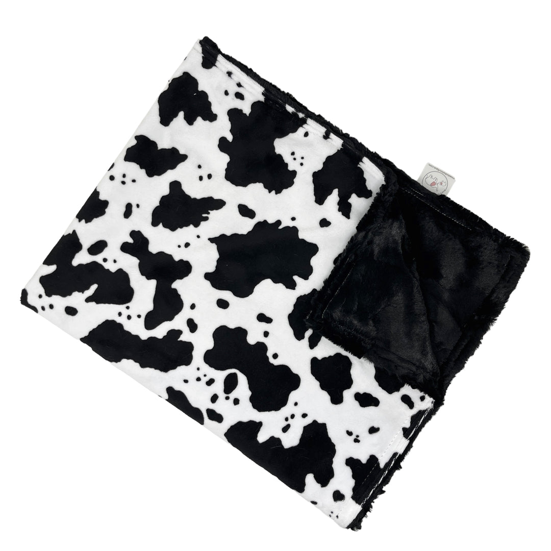 Cow Luxe Baby Blanket