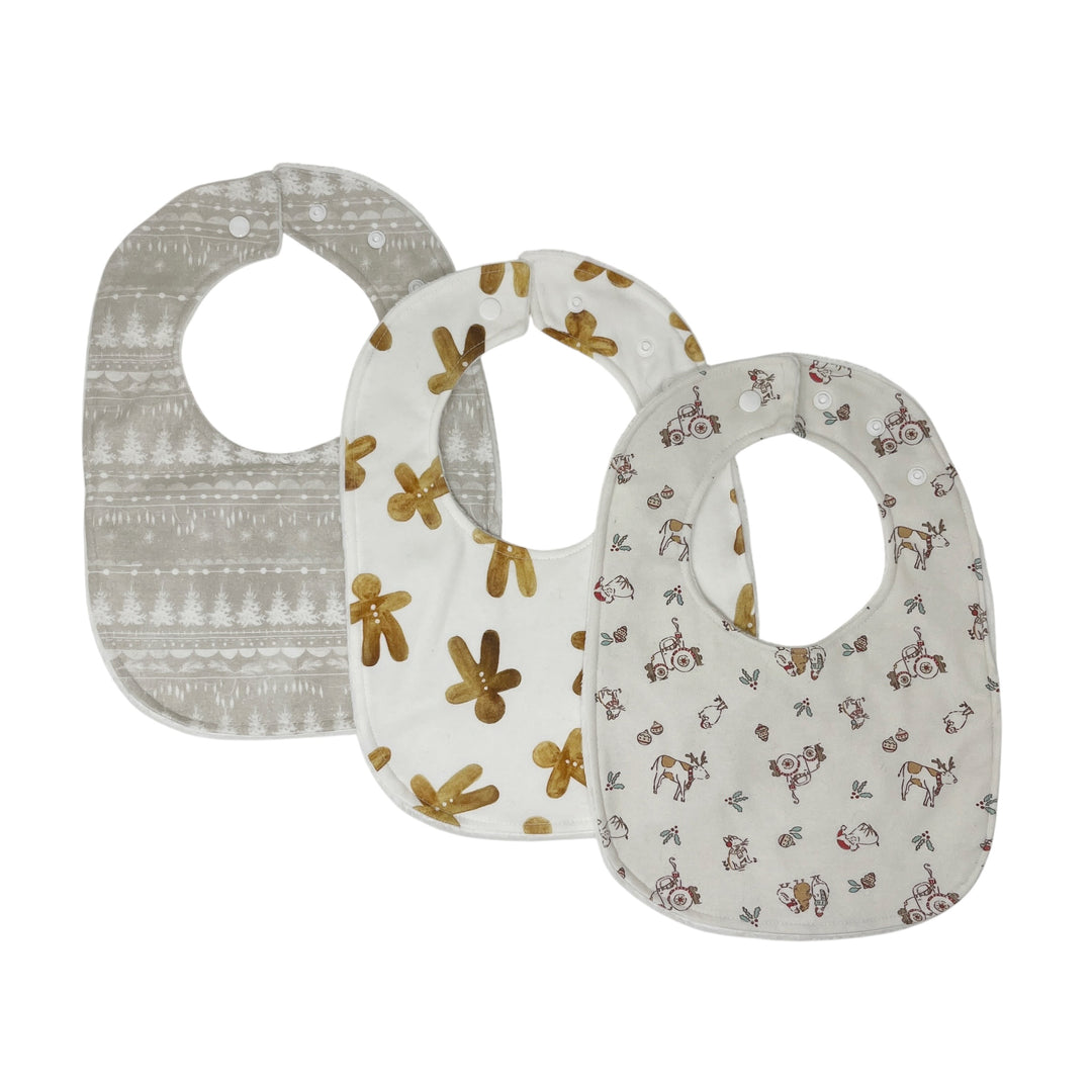 Winter Themed Traditional Bib Sale Item