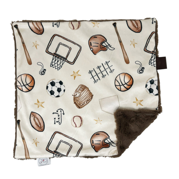 Vintage Sports Lovey Blanket