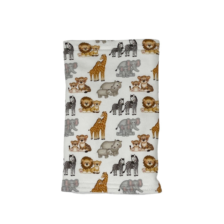 Baby Zoo Animals Burp Cloth