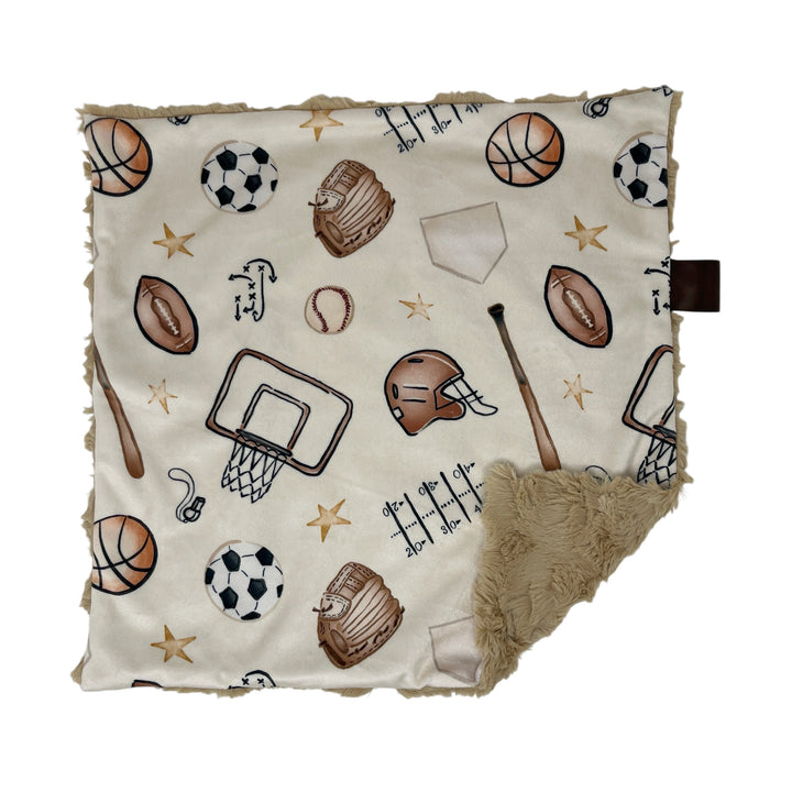 Vintage Sports Lovey Blanket