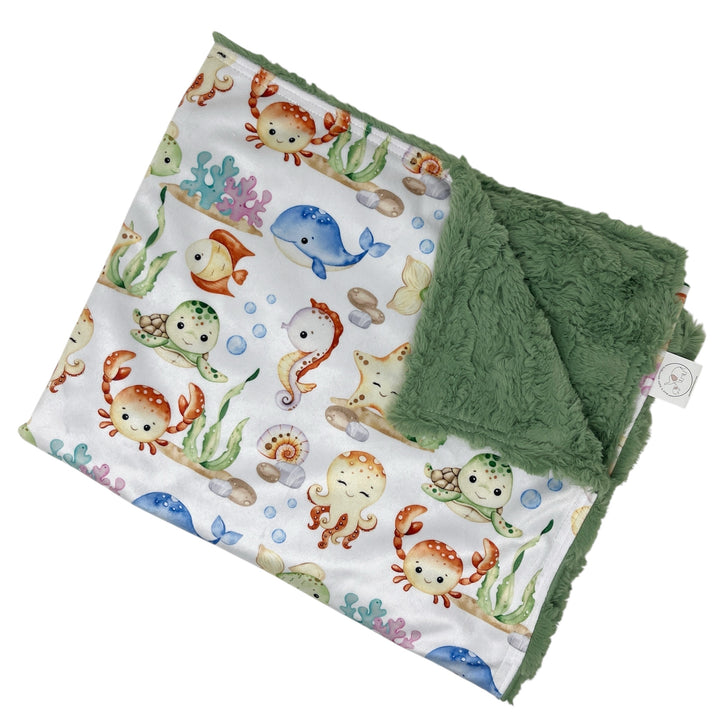 Under the Sea Luxe Baby Blanket