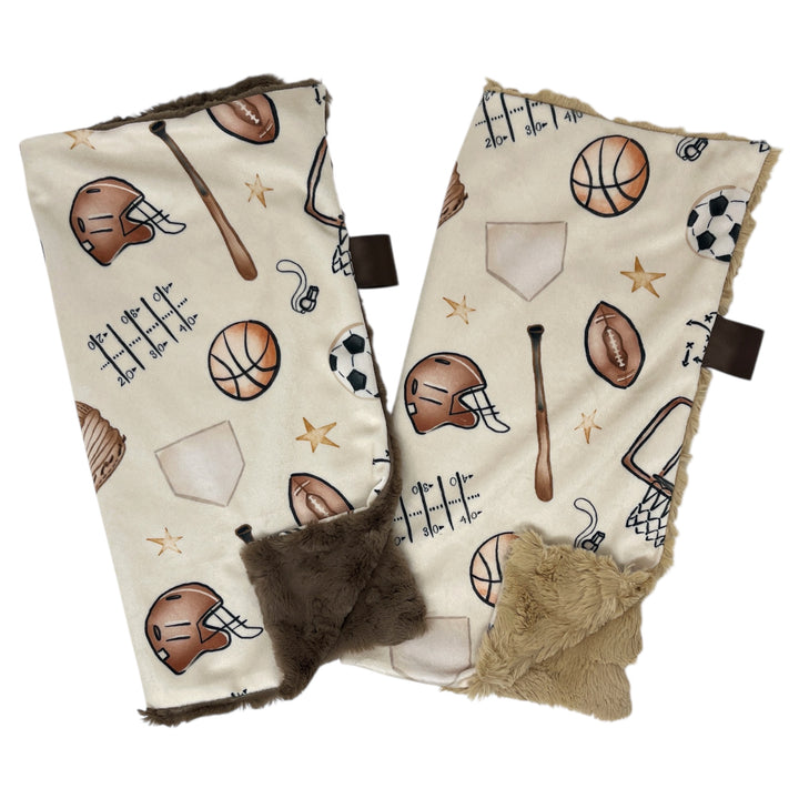 Vintage Sports Lovey Blanket