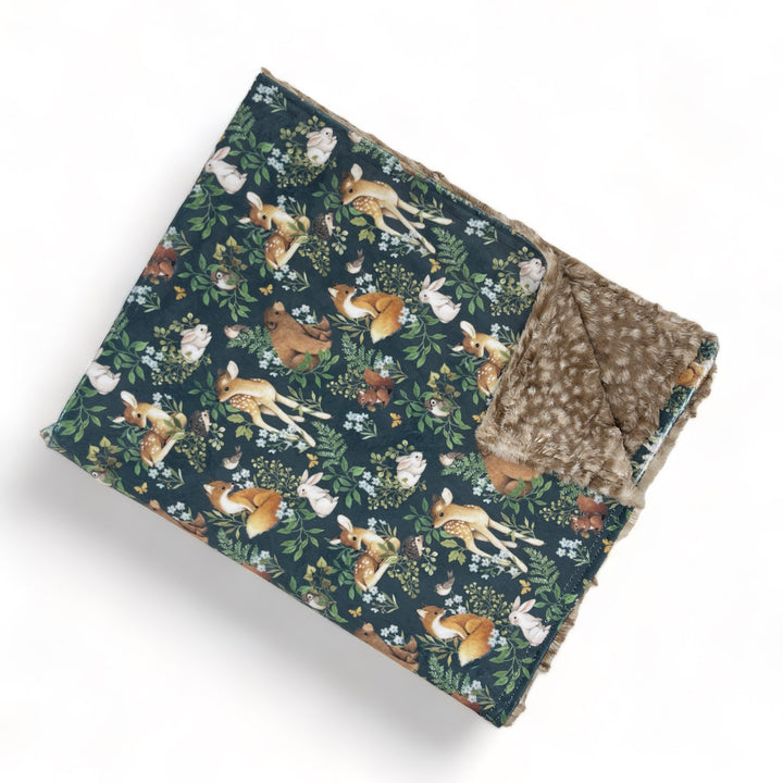 Fawn and Friends Luxe Baby Blanket