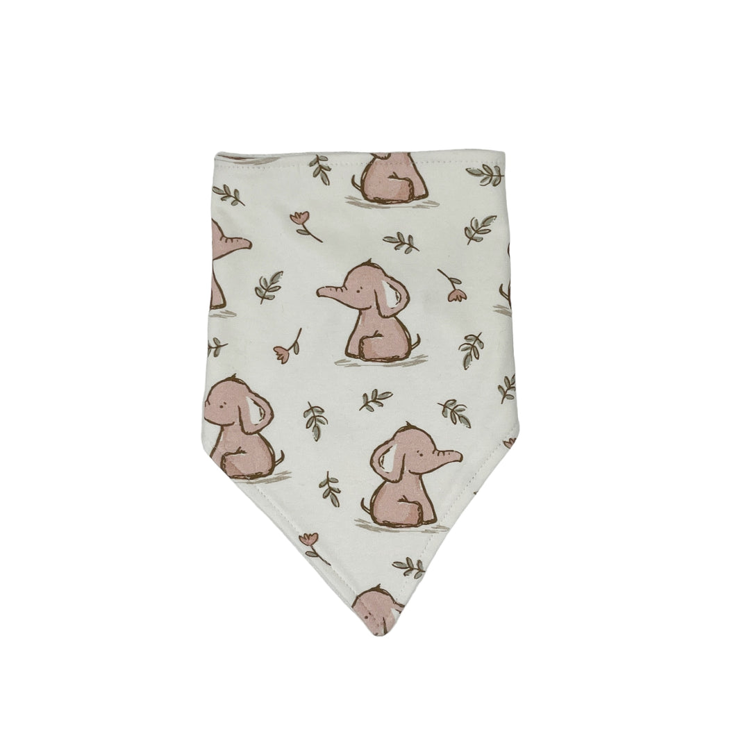 Pink Elephant Bandana Bib