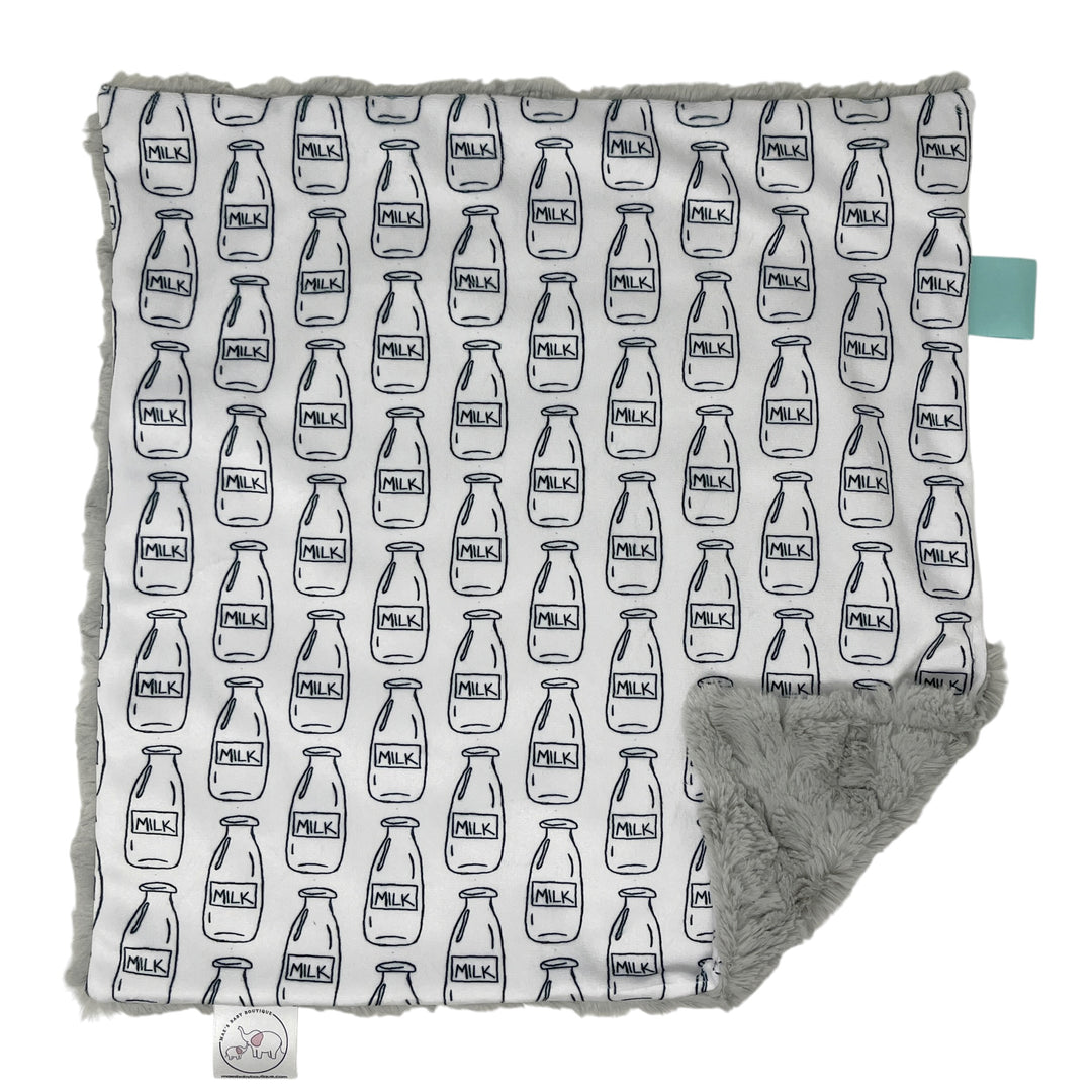 Milk Bottles Lovey Blanket