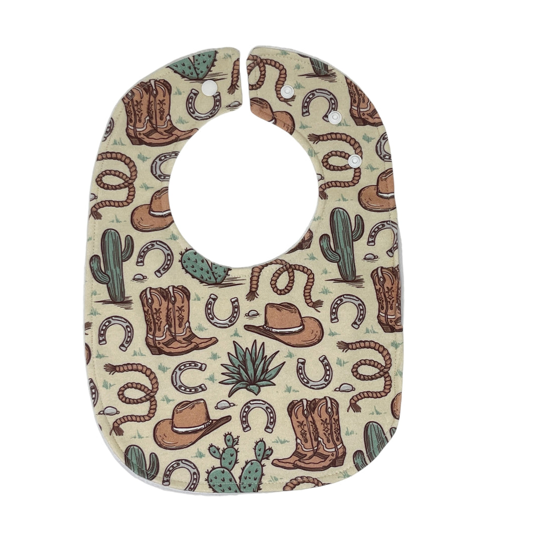 summer infant bib Cowboy Western Traditional Bib – Maesbabyboutique