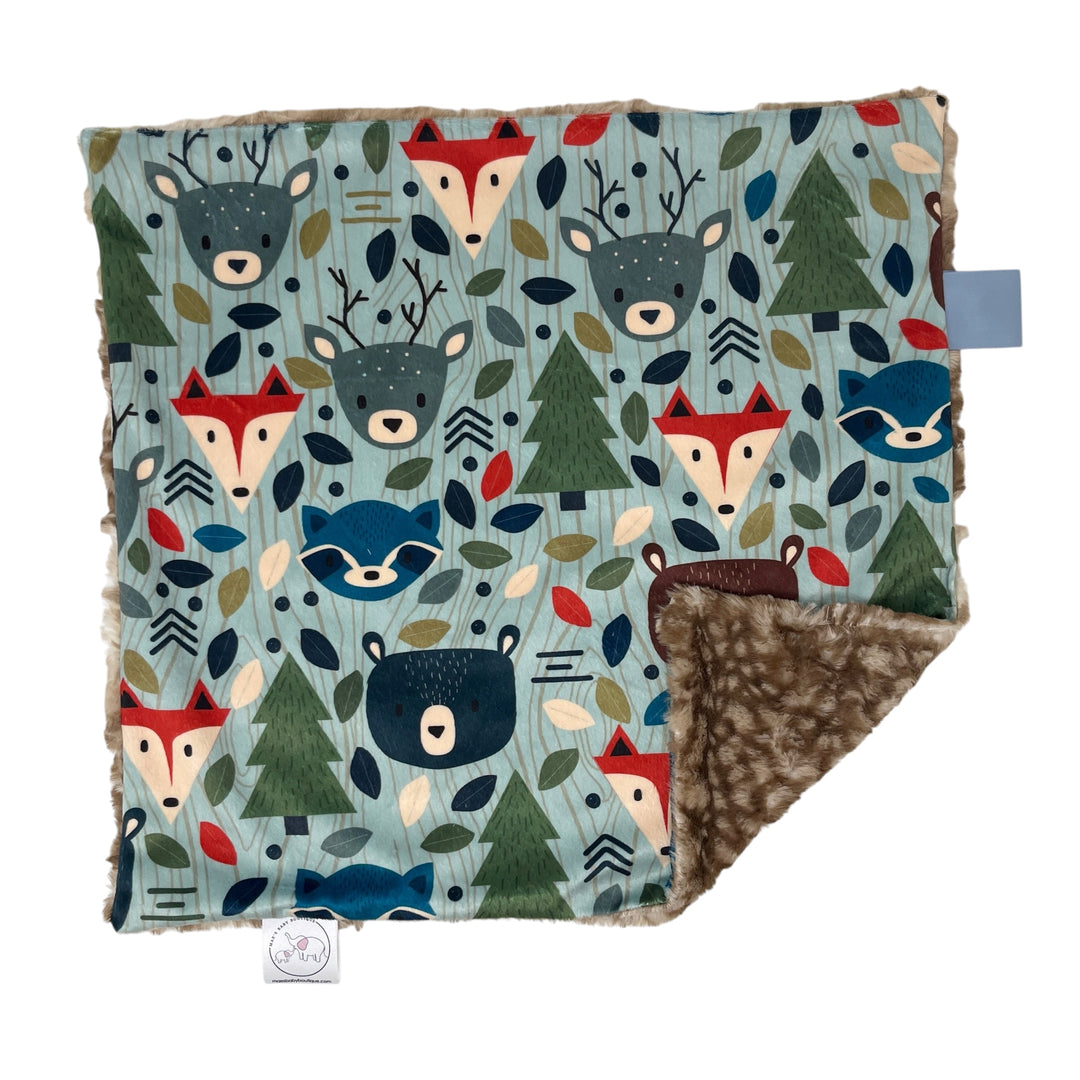 Woodland Animals Lovey Blanket