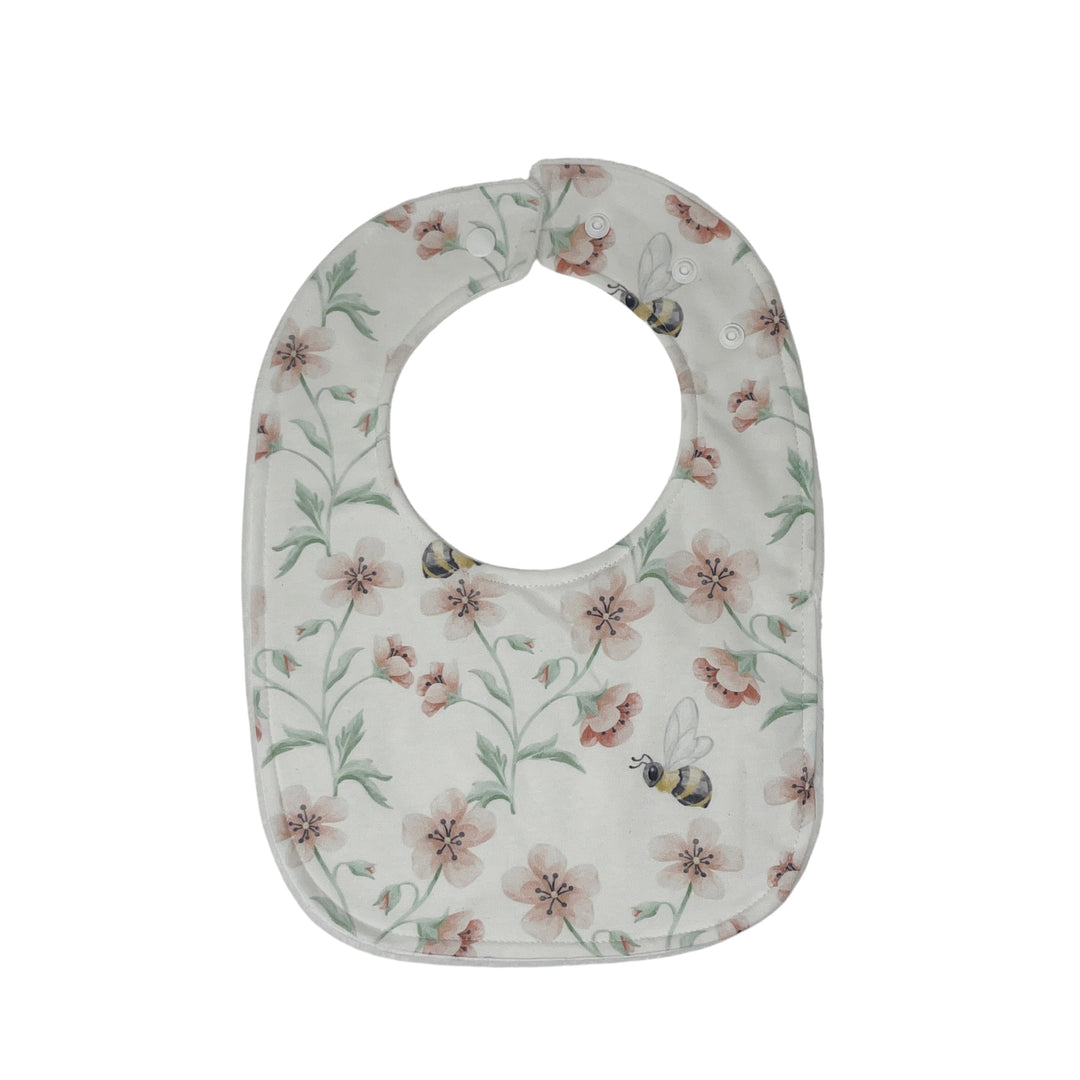 Floral and Bees Traditional Bib