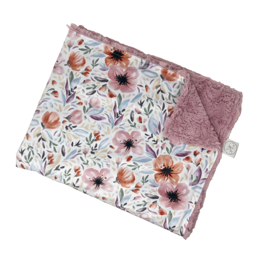 Wildflower Floral Luxe Baby Blanket