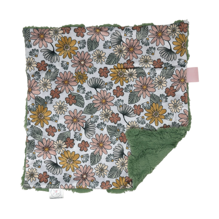 Boho Floral Lovey Blanket
