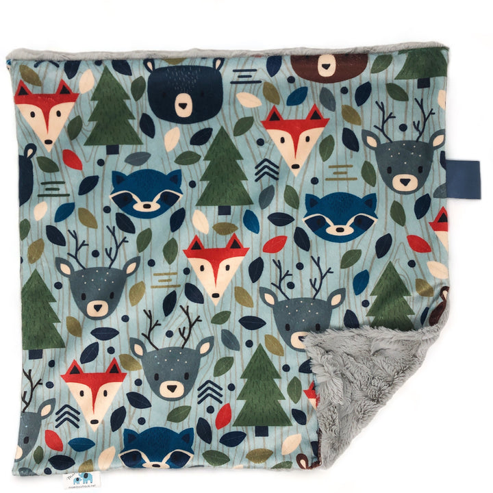 Woodland Animals Lovey Blanket