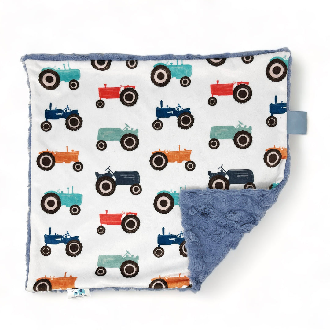 Vintage Tractor Lovey Blanket