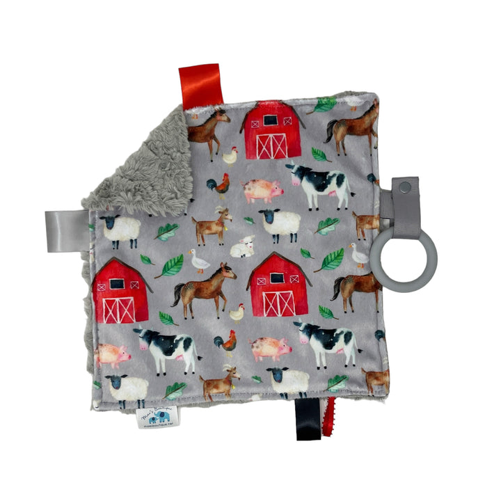 Down on the Farm Teething Blanket