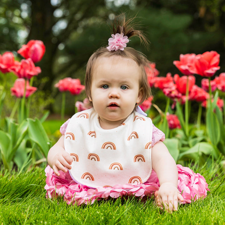 Boho Rainbow Traditional Bib