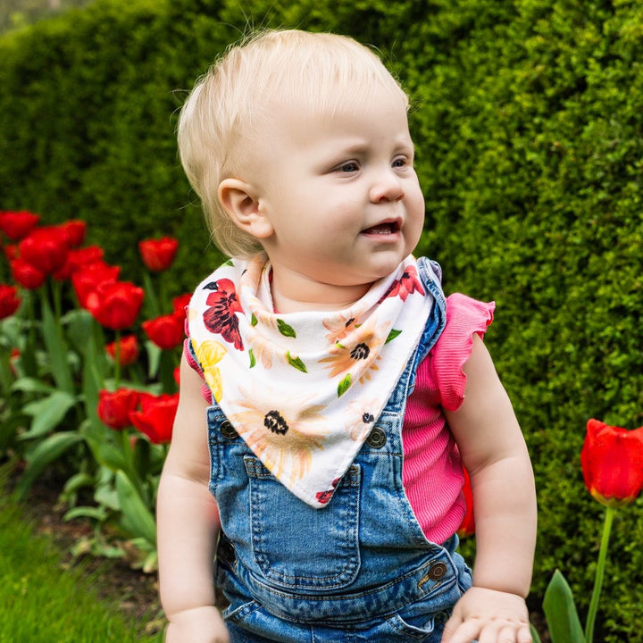 Daisy Floral Bandana Bib Sale Item