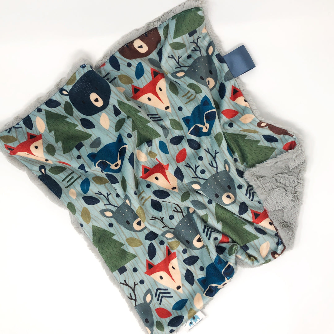 Woodland Animals Lovey Blanket