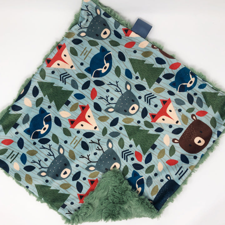 Woodland Animals Lovey Blanket